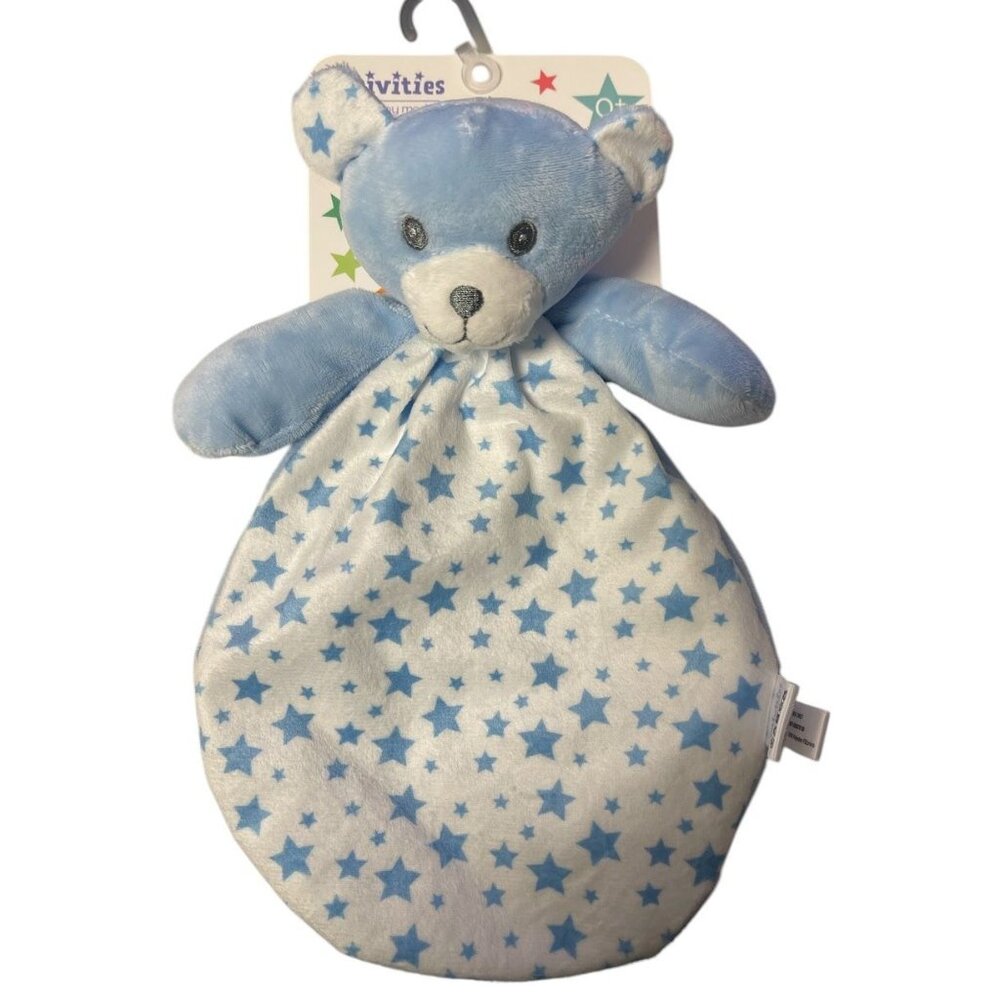 Baby Blue Teddy Bear Star Plush Toy For Infants & Toddlers